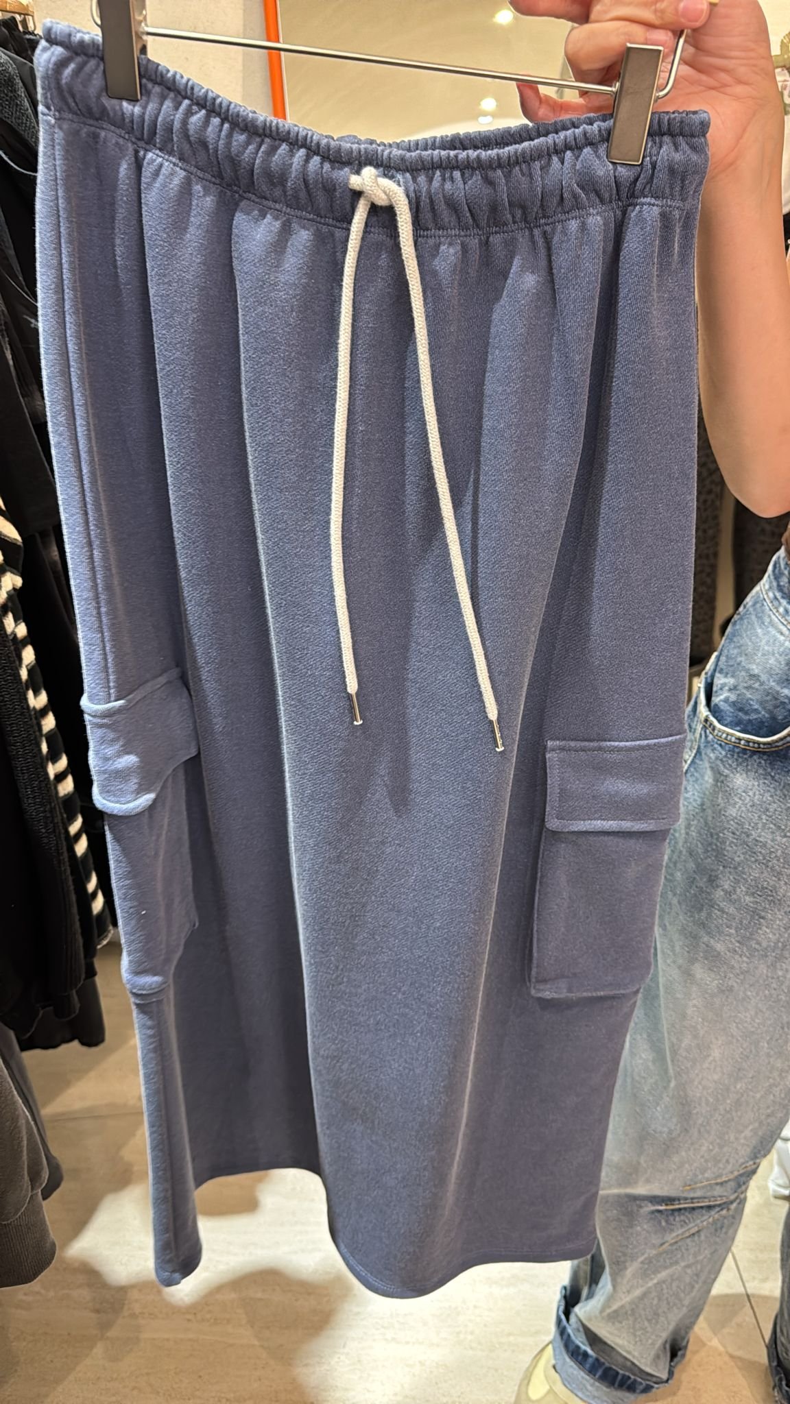 #7273/7274 秋季V領珠地棉料背心半截裙套裝 (可分開訂購) - Image 14