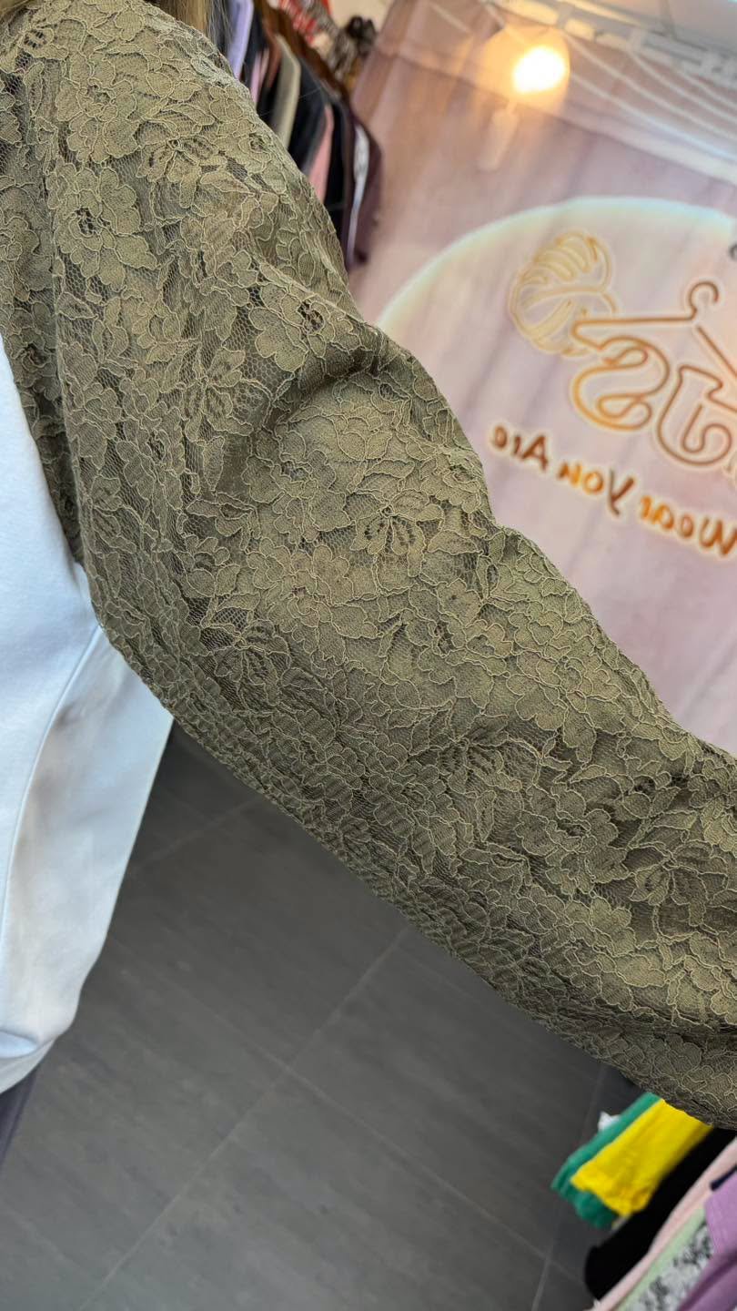 #7405 秋季喱士牛角袖棉料TEE - Image 6