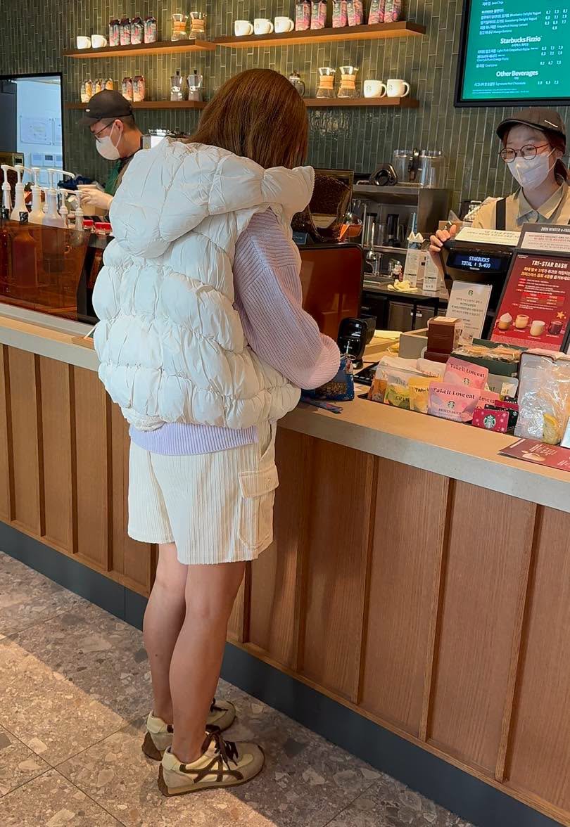 #7463 秋冬季夾棉背心外套 - Image 2