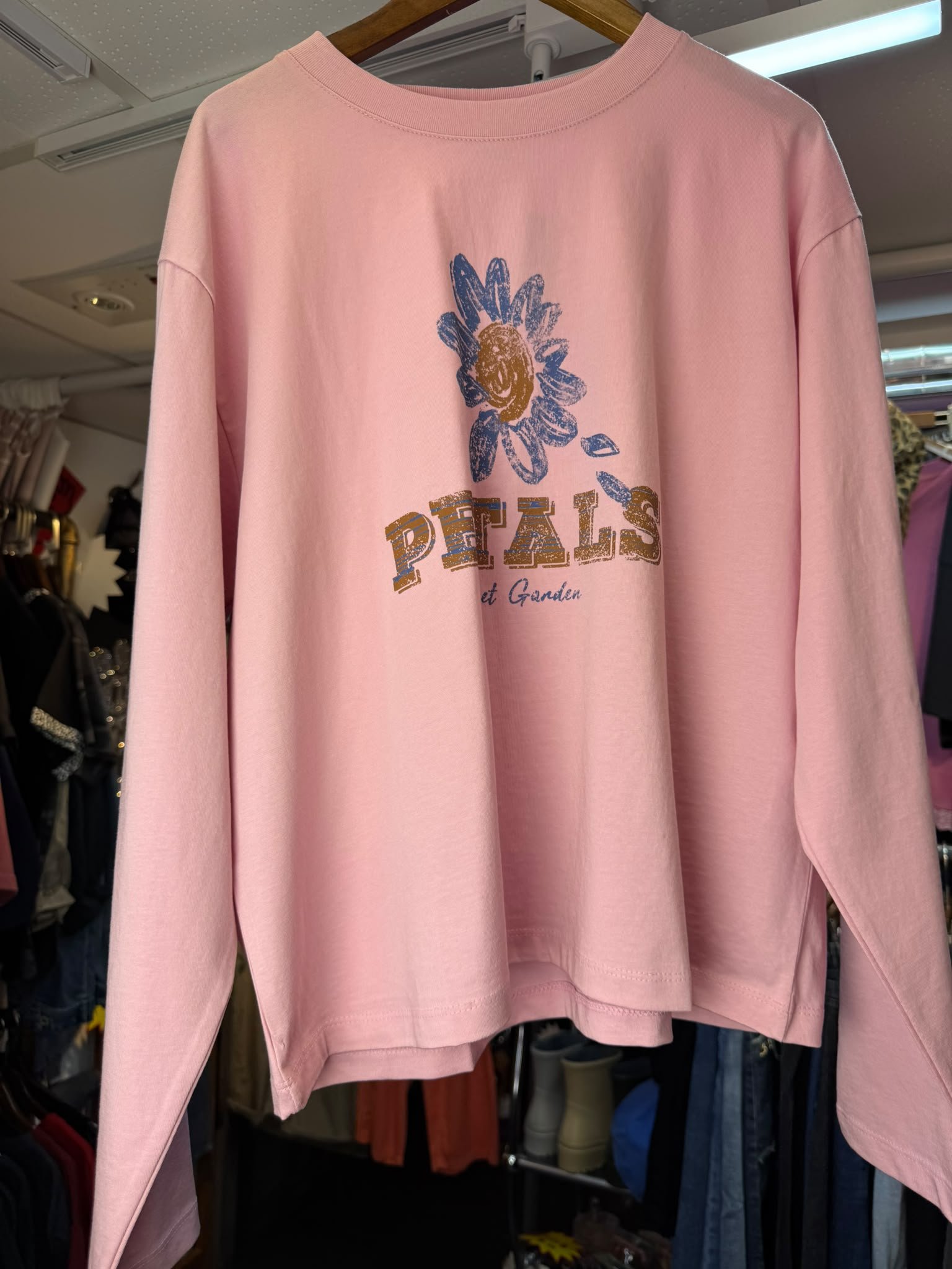#7272 秋季PETALS 花花薄長袖TEE - Image 7
