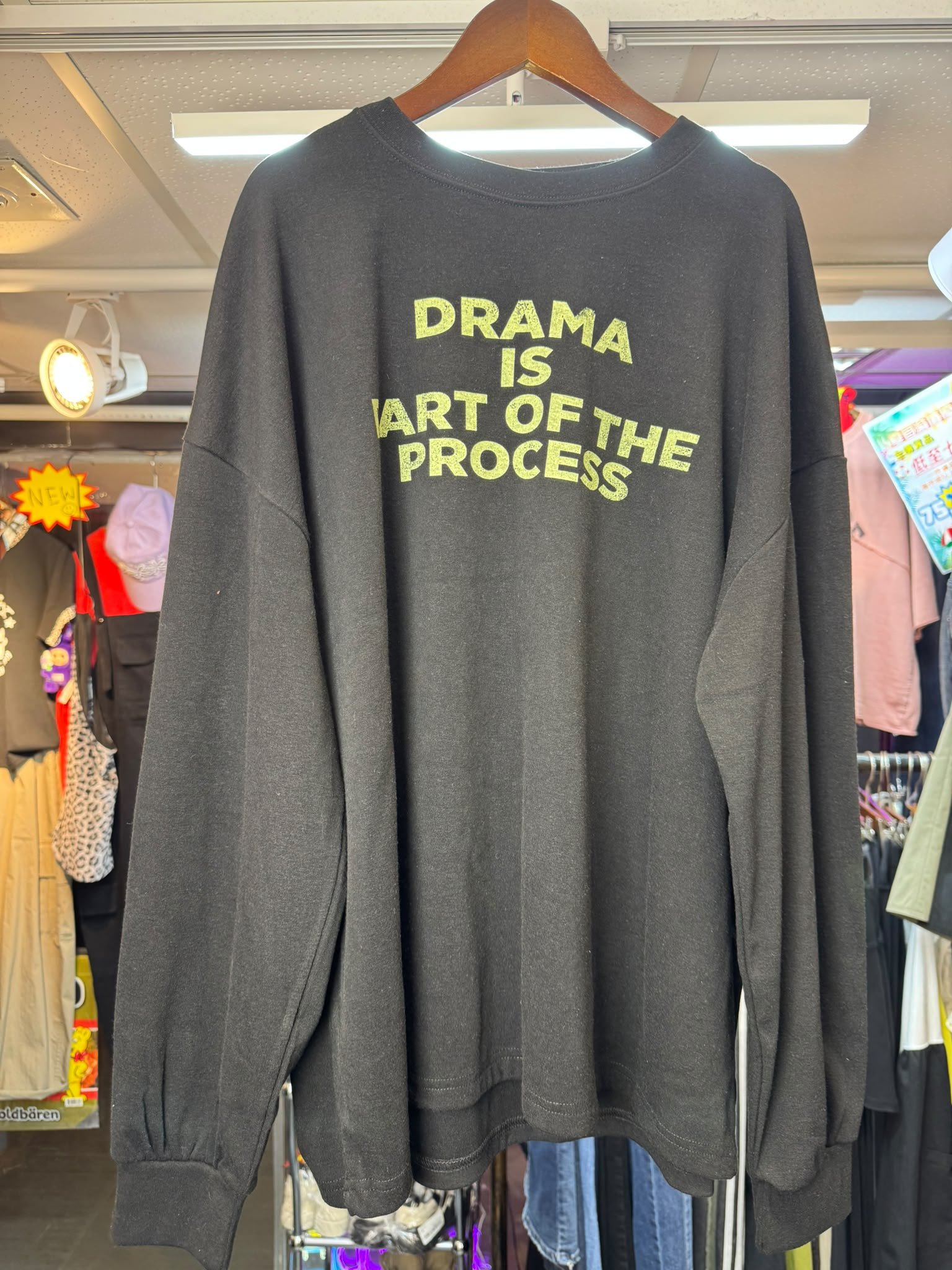 #7370 秋季DRAMA 印字棉料長袖TEE - Image 8